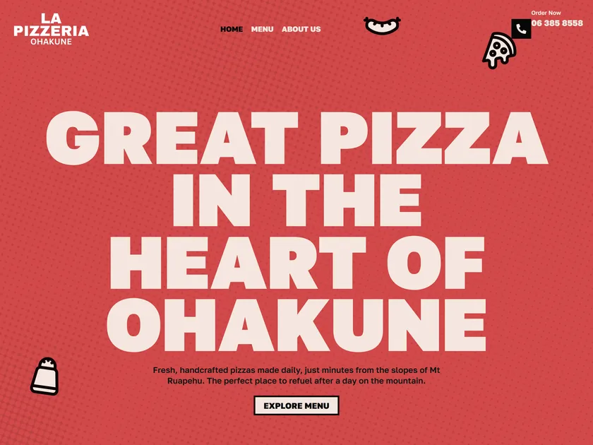 La Pizzeria website